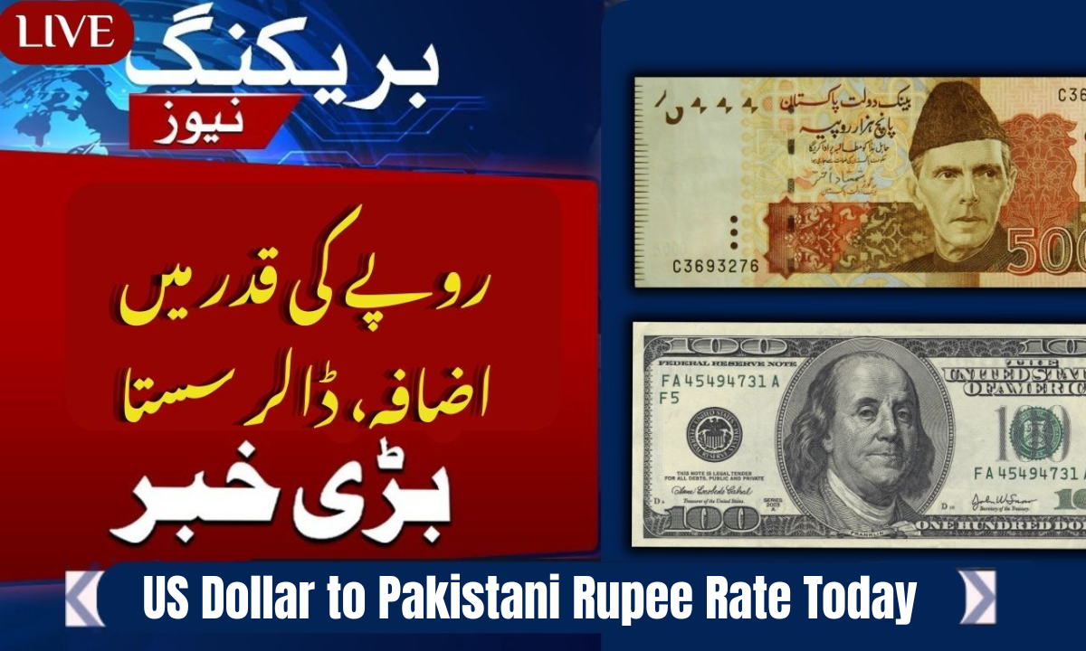US Dollar to Pakistani Rupee Rate Today